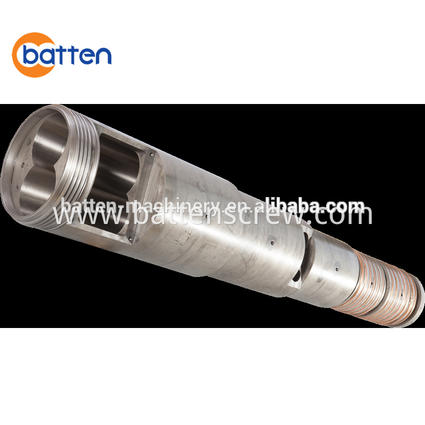 55/110 Extrusion PVC Pipe Conical Twin Screw Barrel